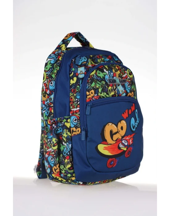 Kids & Love Design Skateboard Okul Çantası 39x29x16