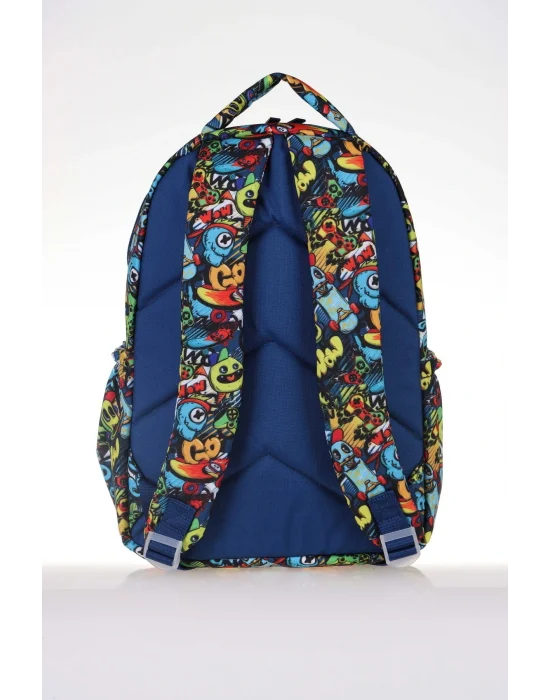 Kids & Love Design Skateboard Okul Çantası 39x29x16