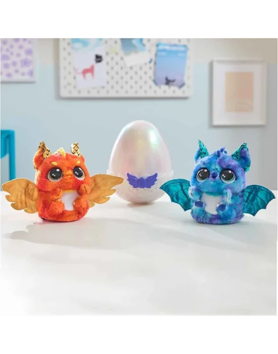69282 Sun- Sesli Ve Işıklı Hatchimals Alive Mystery Hatch Draggle İnteraktif Peluş Sürpriz Yumurta