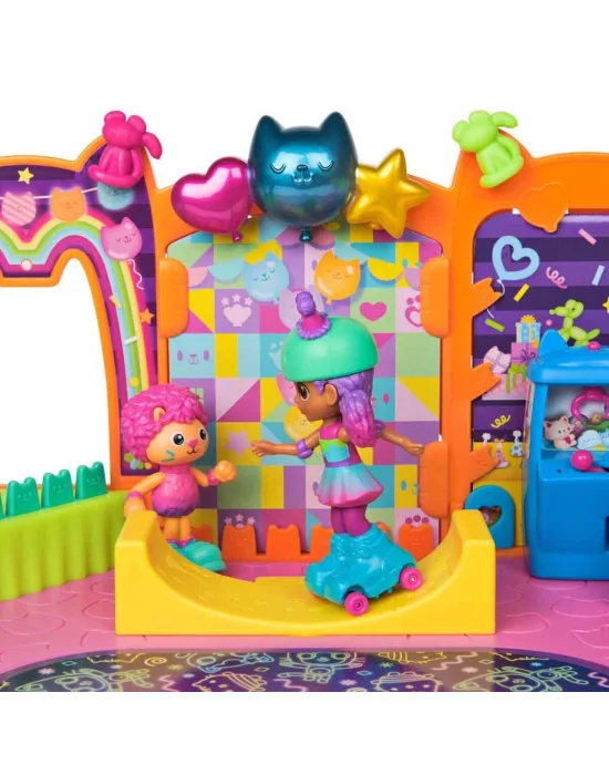 69755 Sun-spm-figür Oyun Set Gabby S Dollhouse Çatı Katı Paten Partisi