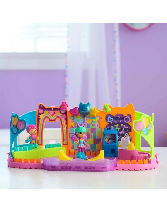 69755 Sun-spm-figür Oyun Set Gabby S Dollhouse Çatı Katı Paten Partisi