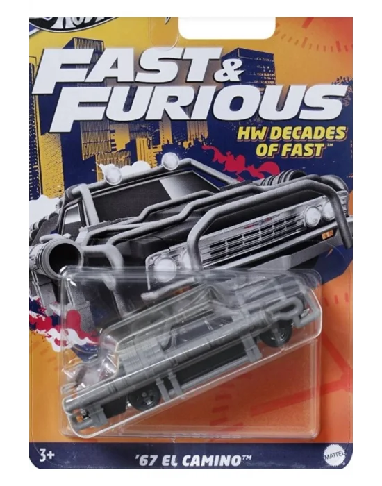 1/64 Ölçek Fast & Furious Temalı Uzun Kart Araçlar HRW41 67 El Camino