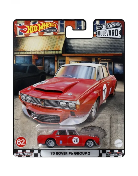 Hot Wheels Premium Boulevard 70 Rover P6 Group 2 Hcr00