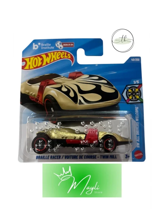 All Drivers Welcome Braille Racer / Voiture De Course - Twin Mill 1/64 ölçek 40/250 JJJ11-N521 2026