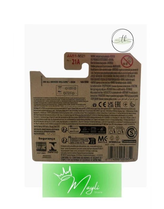 All Drivers Welcome Braille Racer / Voiture De Course - Twin Mill 1/64 ölçek 40/250 JJJ11-N521 2026