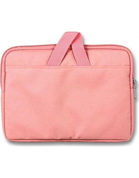 Cennec Yatay Kadın Pembe Tablet Çantası (Maksimum 10,9 inç Tabletler İçin Uygun)