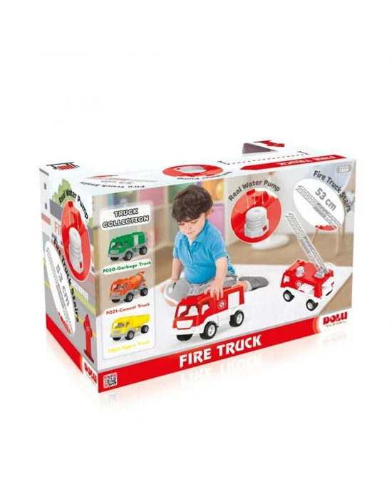 7022 İtfaiye Kamyonu Penceli Kutuda 38 Cm