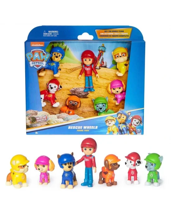 70443 Sun-spm-figür Set Paw Patrol Rescue Wheels Temalı 7li