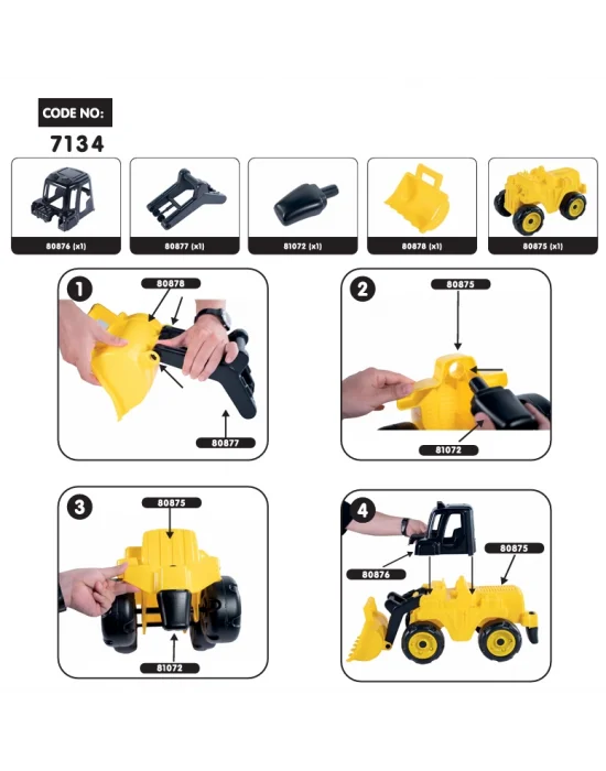 7134 Dev Dozer -dolu Oyuncak