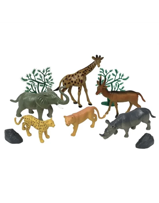 7141,7142,7143 Poşette 10 Parça Hayvan Seti