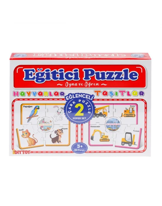 7196 Çark Puzzle Hayvanlar