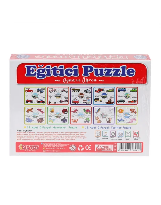 7196 Çark Puzzle Hayvanlar