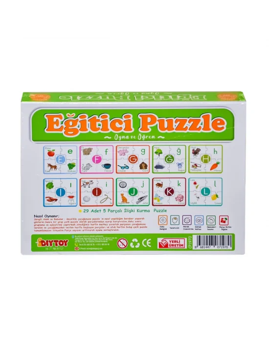 7197 Çark Puzzle Alfabe