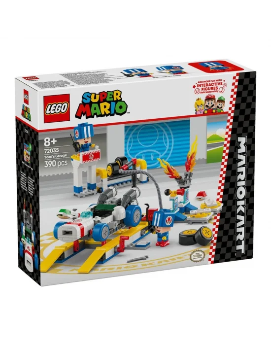72035 Lego Super Mario Mario Kart – Toadun Garajı 390 Parça +8 Yaş