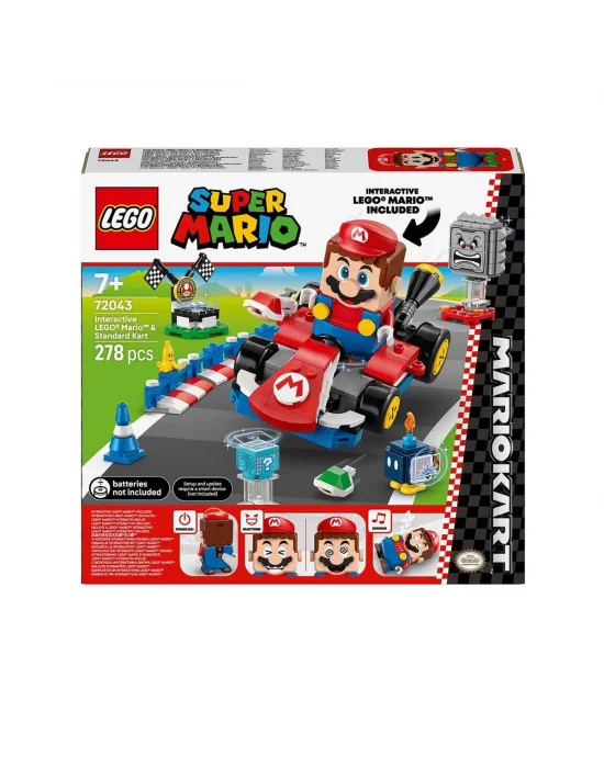 72043 Lego Super Mario - İnteraktif Lego Mario Ve Standard Kart 278 Parça +7 Yaş