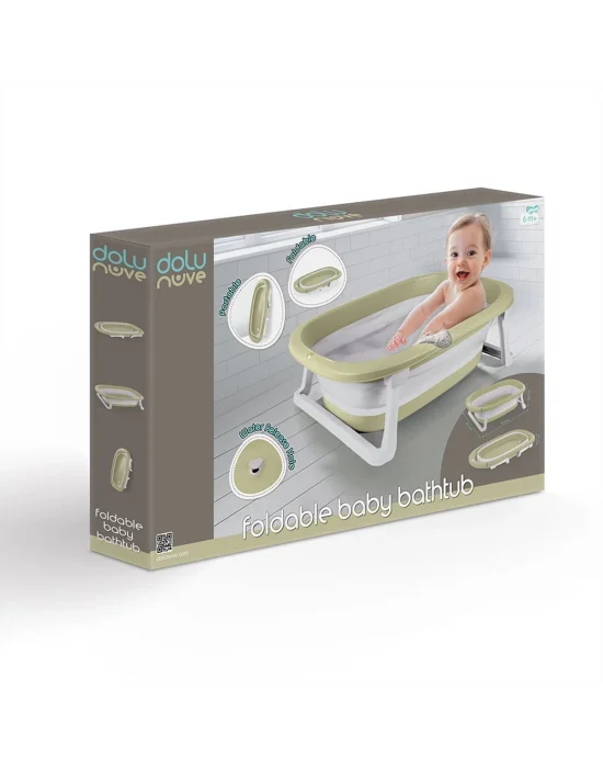 7265 Katlanır Bebek Yıkama Küveti Eco Yeşil -dolu Oyuncak