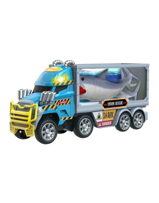 72841 Sun-htı-tmz-motorize Araba Köpek Balığı Kurtarıcısı Müzik Işık Fw