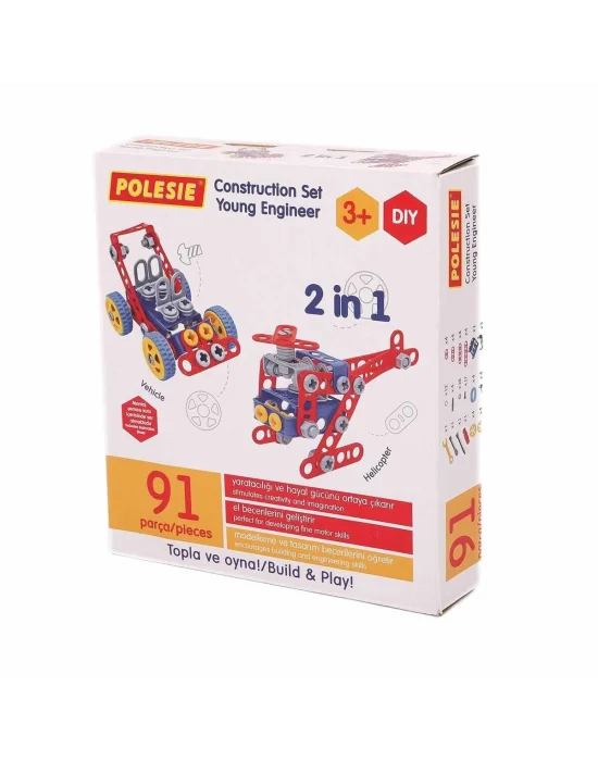 72986 Mucit 2si 1 Arada İnşa Seti 91 Parça -polesie