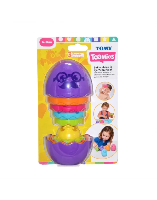 73080 Tomy - İç İçe Yumurtalar 6-36 Ay