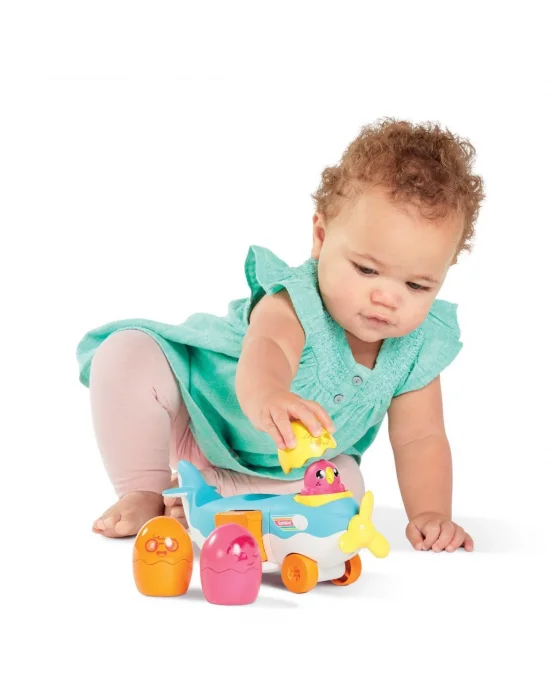 73147 Tomy - 2si1 Arada Uçak Ve Saklambaçlı Yumurtalar 12-36 Ay