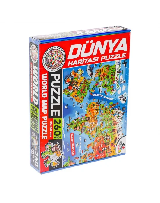7375 Dünya Kültür Haritası Puzzle -totteriq