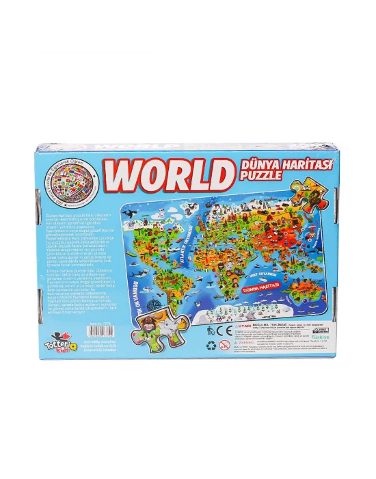 7375 Dünya Kültür Haritası Puzzle -totteriq