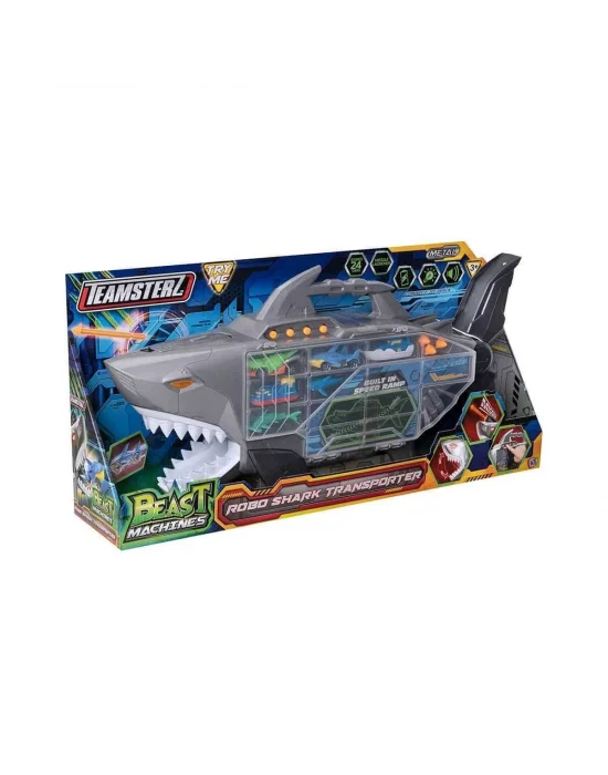 74461 Teamsterz Beast Machines Robo Shark Çantalı Transporter -sunman