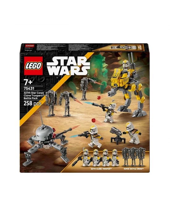 75431 Lego® Star Wars™ 327. Star Corps Klon Trooper Savaş Paketi 258 Parça +7 Yaş