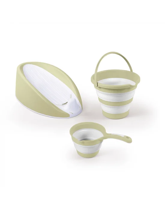 7571 Üçlü Bebek Banyo Seti- Eco Green