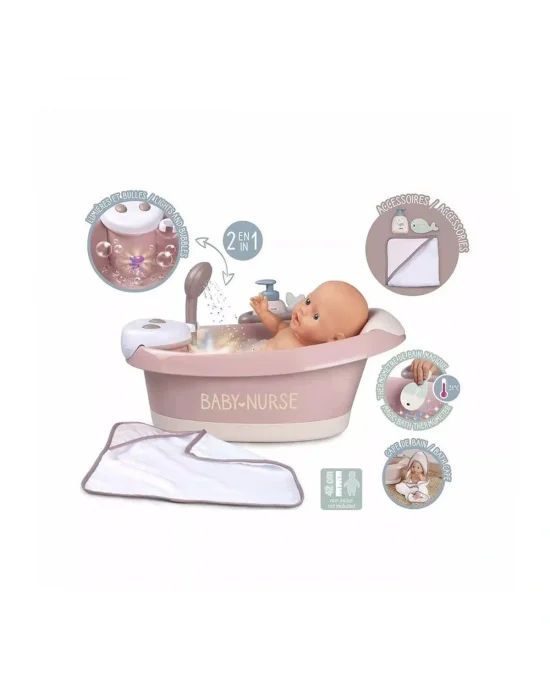 7600220368 Baby Nurse Sesli Ve Işıklı Balneo Banyo Seti -simba