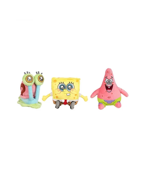 760025631 Spongebob Serisi Sostenible Peluş 22 Cm (3 Asorti)