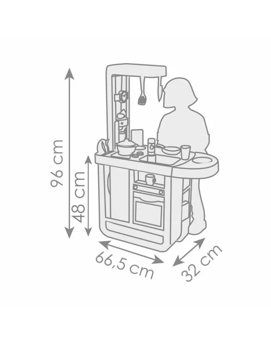 7600310914 Smoby Cherry Kitchen Mutfak Oyun Seti