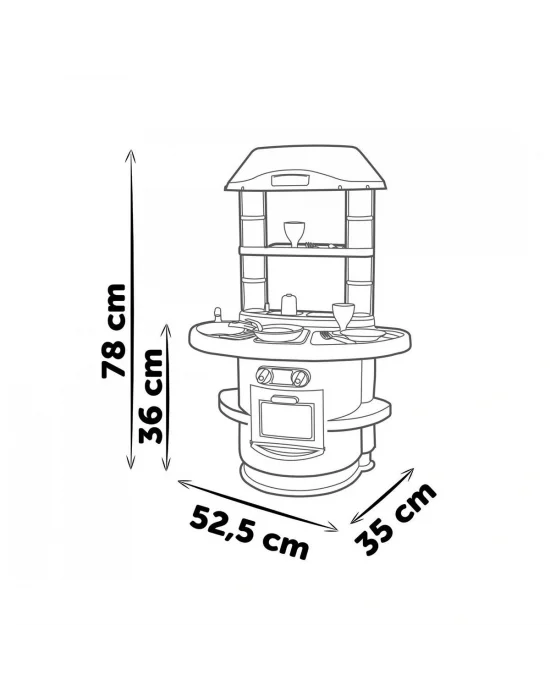 7600312700 Smoby Nova Mutfak Oyun Seti +18 Ay