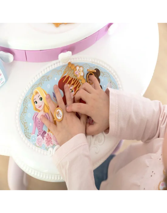 7600320250 Smoby Disney Prensesleri 2si1 Arada Güzellik Masası Oyun Seti