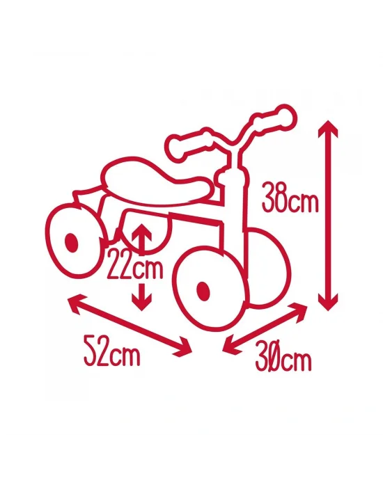 7600721400 Rookıe Rıde-on Red