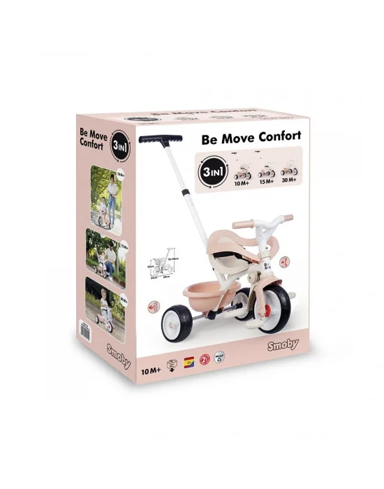 7600740419 Be Move Comfort Tricycle Pink