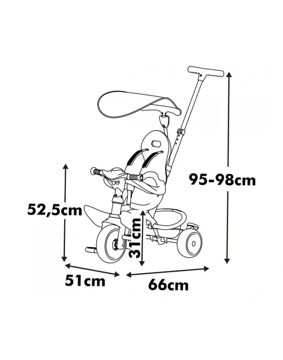 7600741403 Baby Balade Tricycle Beige