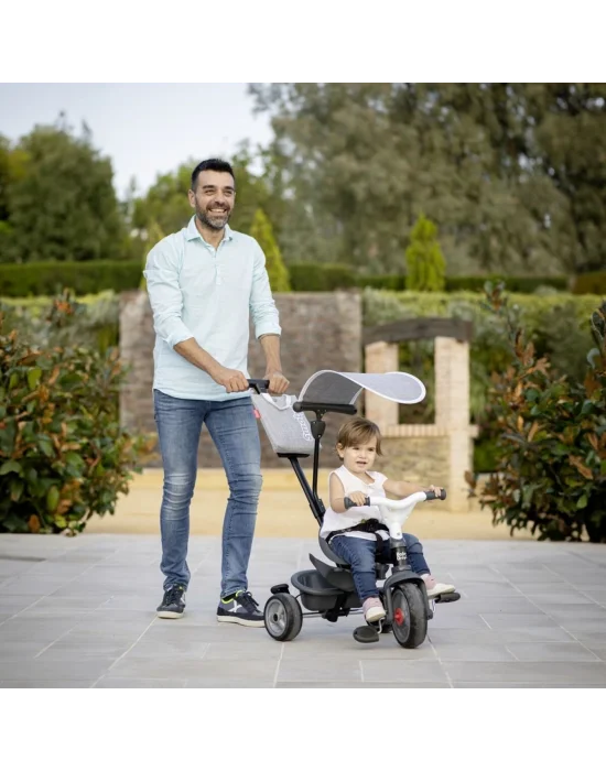 7600741503 Baby Driver Tricycle 3 Tekerlekli 3ü 1 Arada Gri Bisiklet +10 Ay