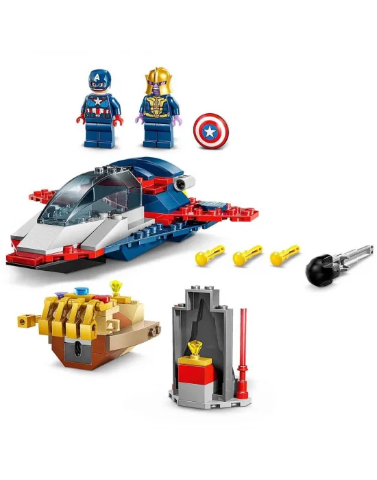 76319 Lego Marvel Kaptan Amerika Thanosa Karşı 107parça +4 Yaş