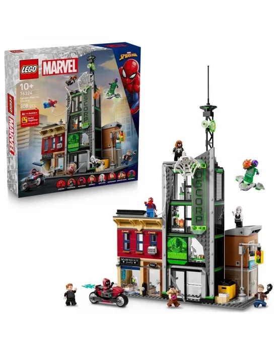 76324 Lego Marvel Örümcek Adam, Oscorpa Karşı 808 Parça +10 Yaş
