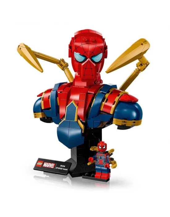 76326 Marvel Iron Örümcek Adam Büstü 379 Parça +18 Yaş