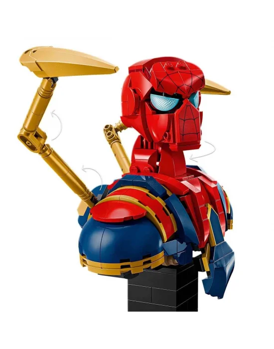76326 Marvel Iron Örümcek Adam Büstü 379 Parça +18 Yaş