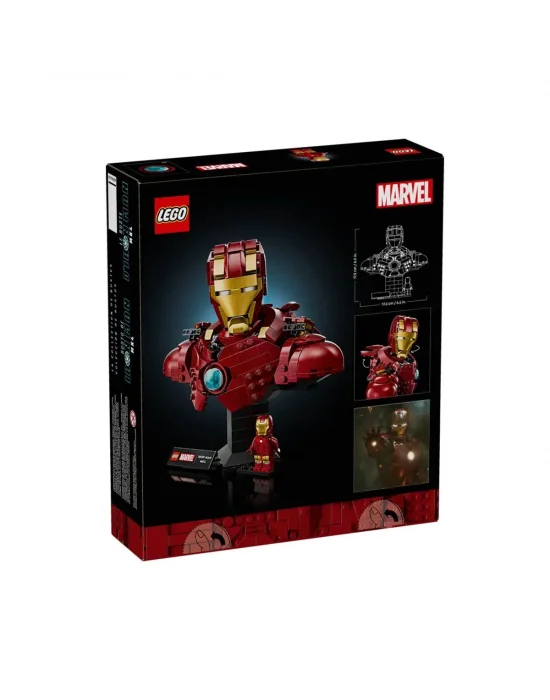 76327 Lego Marvel Iron Man Mk4 Büstü 436 Parça +18 Yaş