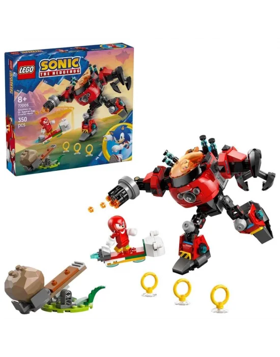 77005 Lego Sonic -knuckles Dr. Eggmanın Robotuna Karşı 350 Parça +8 Yaş