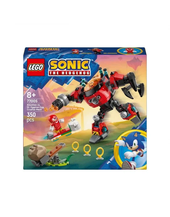 77005 Lego Sonic -knuckles Dr. Eggmanın Robotuna Karşı 350 Parça +8 Yaş