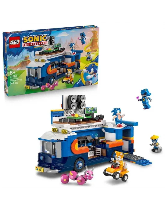 77006 Lego® Sonic The Hedgehog™ Sonic Takımı Komuta Kamyonu 747 Parça +8 Yaş