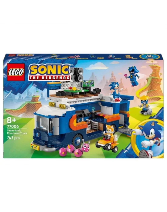 77006 Lego® Sonic The Hedgehog™ Sonic Takımı Komuta Kamyonu 747 Parça +8 Yaş