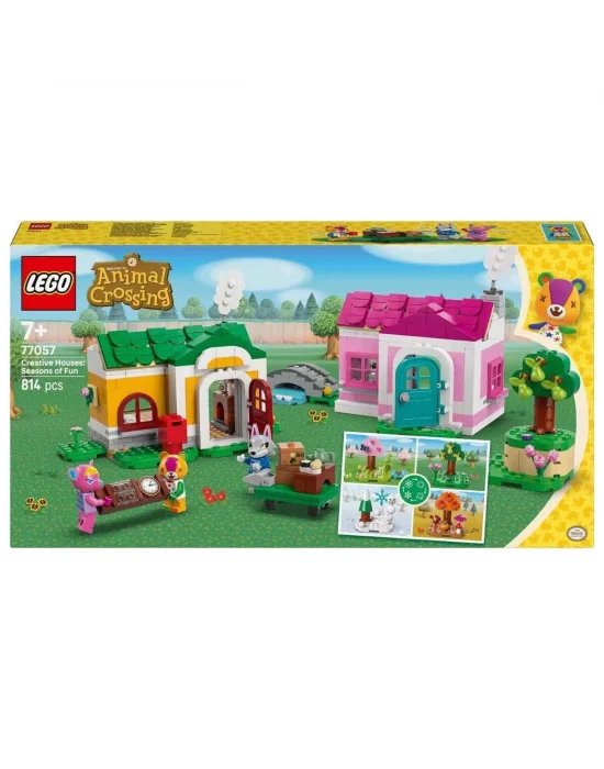77057 Lego Animal Crossing Yaratıcı Evler: Eğlenceli Mevsimler 814 Parça +7 Yaş
