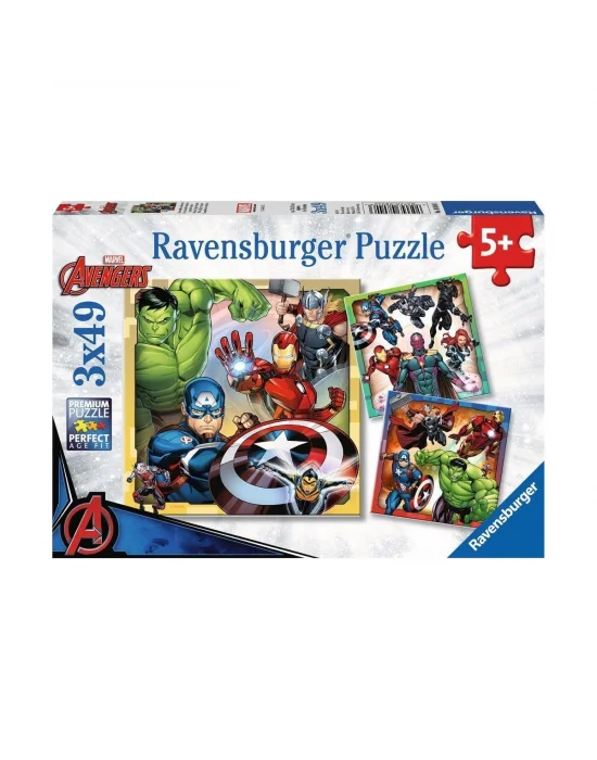 80403 Marvel Avengers 3x49 Parça Ravensburger Puzzle