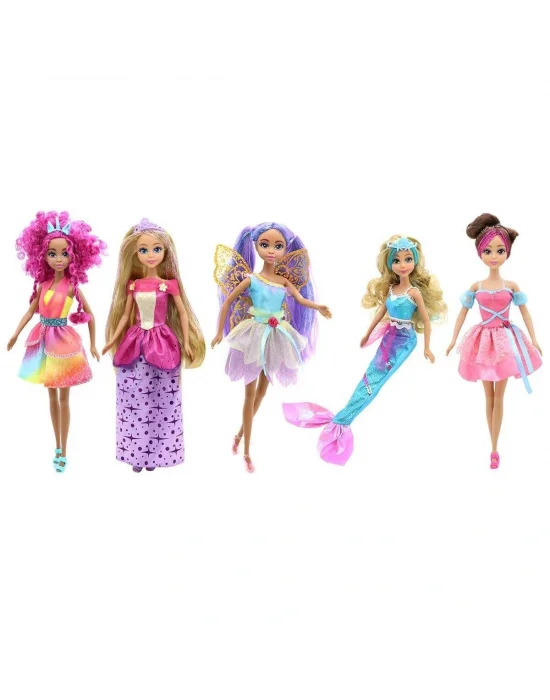 81031 Sun-fnv-mnk-bbk Set Dreameez Fantasy Bebekler 5li